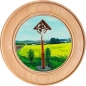 Preview: Schützenscheibe, Ehrenscheibe Feldkreuz Landschaft