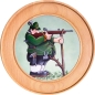 Preview: Schützenscheibe, Ehrenscheibe Jäger mit Gewehr