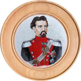Schützenscheibe, Ehrenscheibe König Ludwig