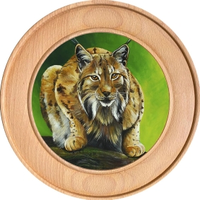 Schützenscheibe, Ehrenscheibe Luchs