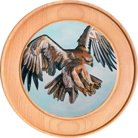 Schützenscheibe, Ehrenscheibe Steppenadler