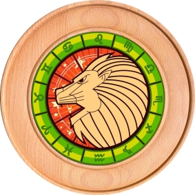 Schützenscheibe, Ehrenscheibe Sternzeichen Löwe