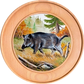 Schützenscheibe, Ehrenscheibe Wildschwein