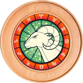 Schützenscheibe, Ehrenscheibe Sternzeichen Widder