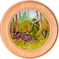 W12 Jäger mit Wildschweinen