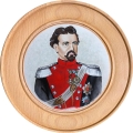 Schützenscheibe König Ludwig – Traditionelle Ehrenscheibe aus Holz mit kostenloser Beschriftung